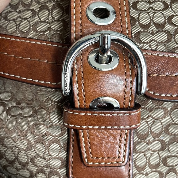 Coach Satchel + Matching Wallet - Picture 6 of 12